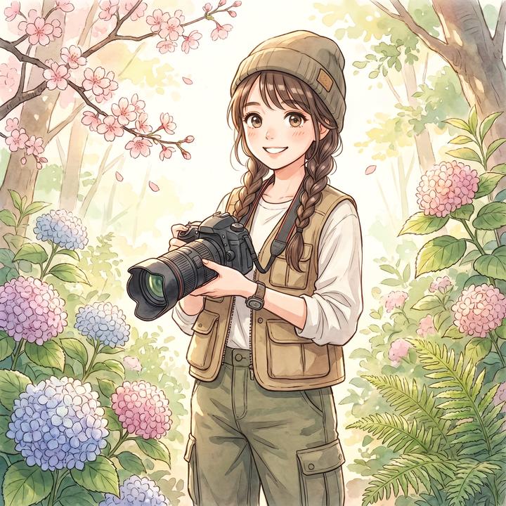高清3D动漫植物摄影师王芳